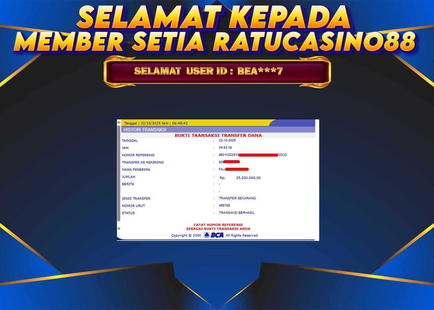 WITHDRAWAL MEMBER 99